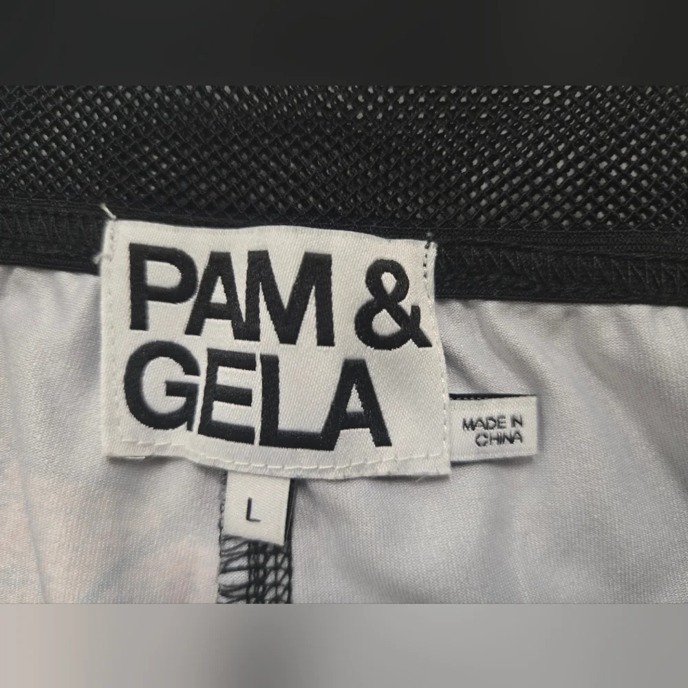 Pam and Gela‎ Floral Track Pants SZ LARGE NEW - Picture 6 of 12